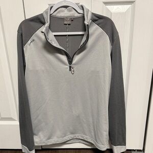 Ping Two-Tone Gray Half-Zip Pullover